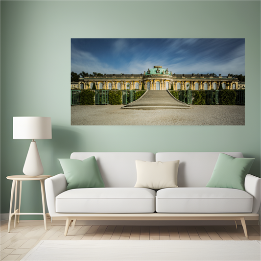 Schloss Sanssouci in Symmetrie